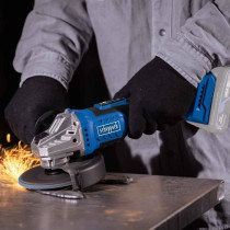 Brushless angle grinder - SCHEPPACH - 20V IXES - 125 mm - without batt