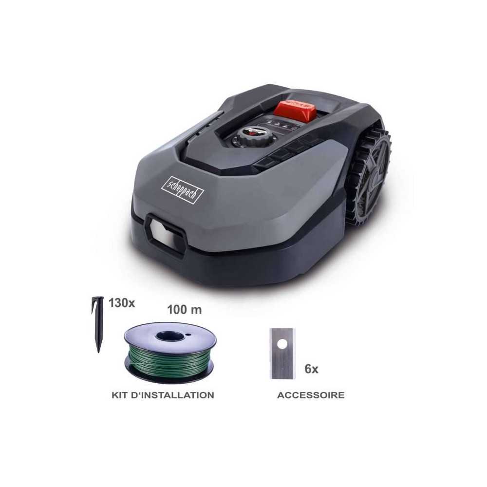 Scheppach RoboCut L500 Connected Robot Lawn Mower 400m2 with Charging