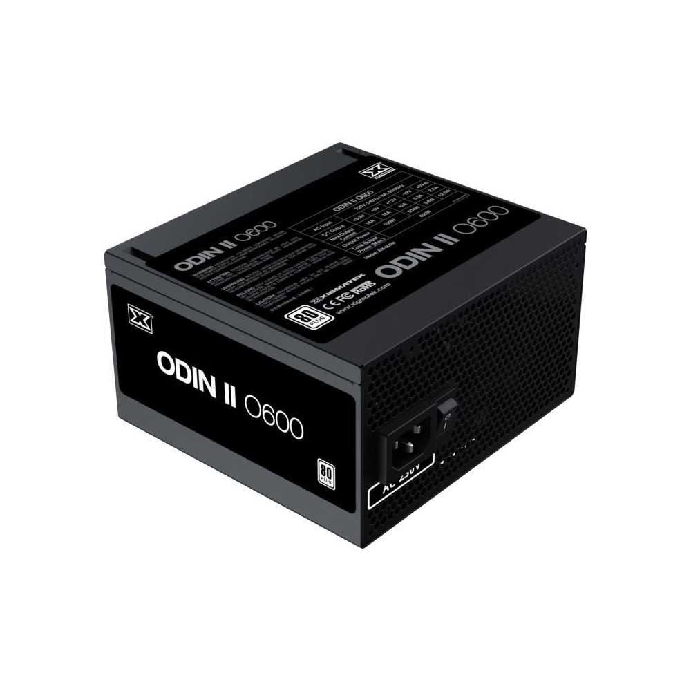 PC Power Supply - XIGMATEK - Odin II O600 - 600W - 80Plus - Non-Modula