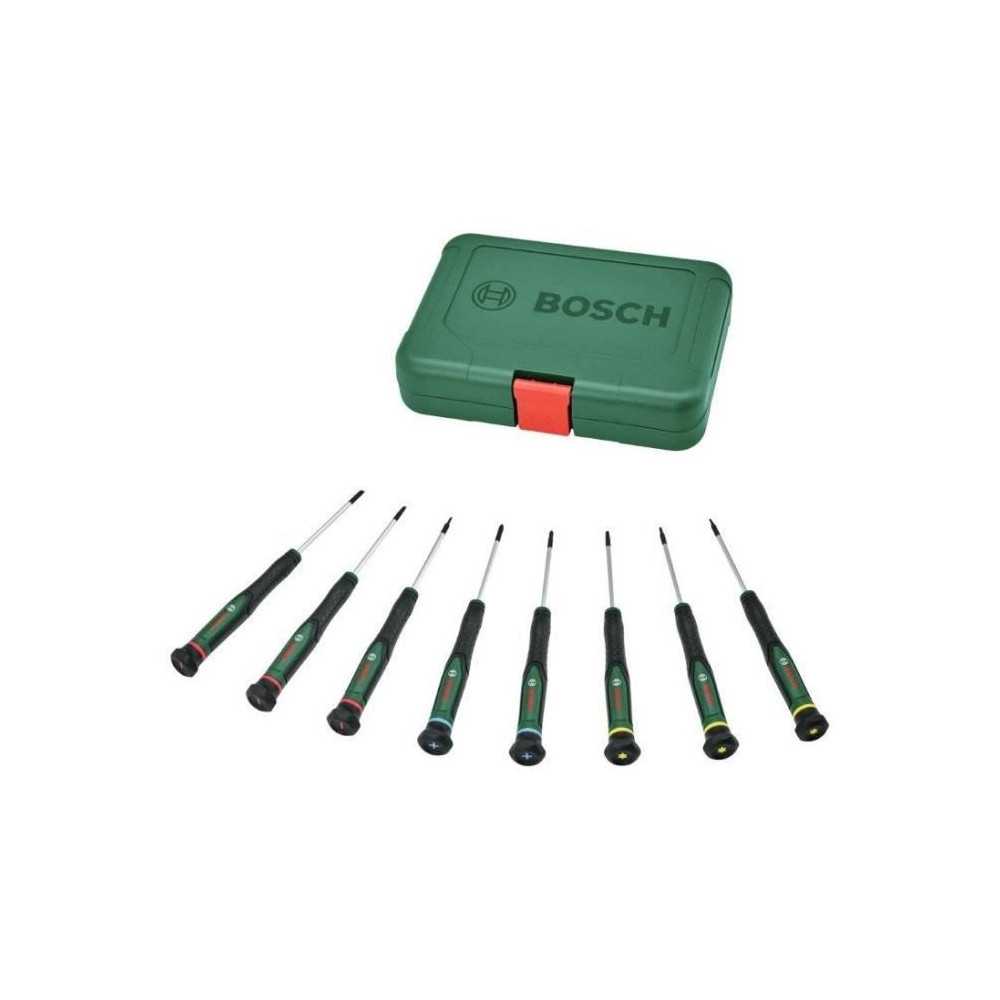 Bosch 8-piece screwdriver set (for DIY/modeling/crafts, precise and ma