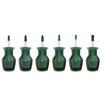 Bosch Set of 6 short screwdrivers (for tight spaces PH/PZ/TX/Flat S2 s