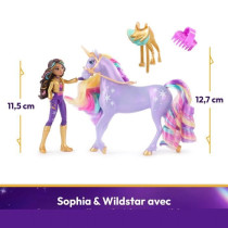 SPIN MASTER UNICORN AND WILDSTAR AND SOPHIA DOLL BOX Unicorn Academy