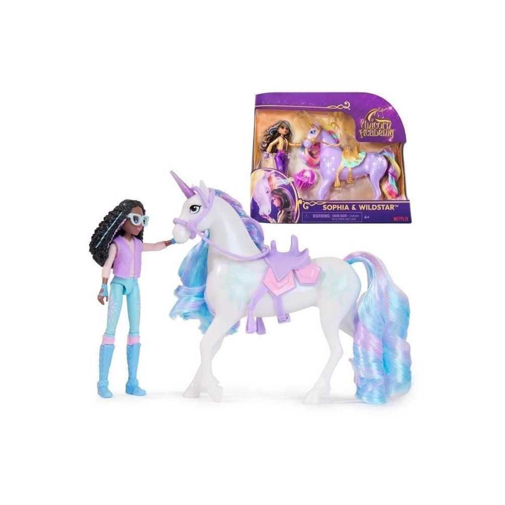 SPIN MASTER COFFRET LICORNE ET POUPEE GLACIER ET LAYLA Unicorn Academy