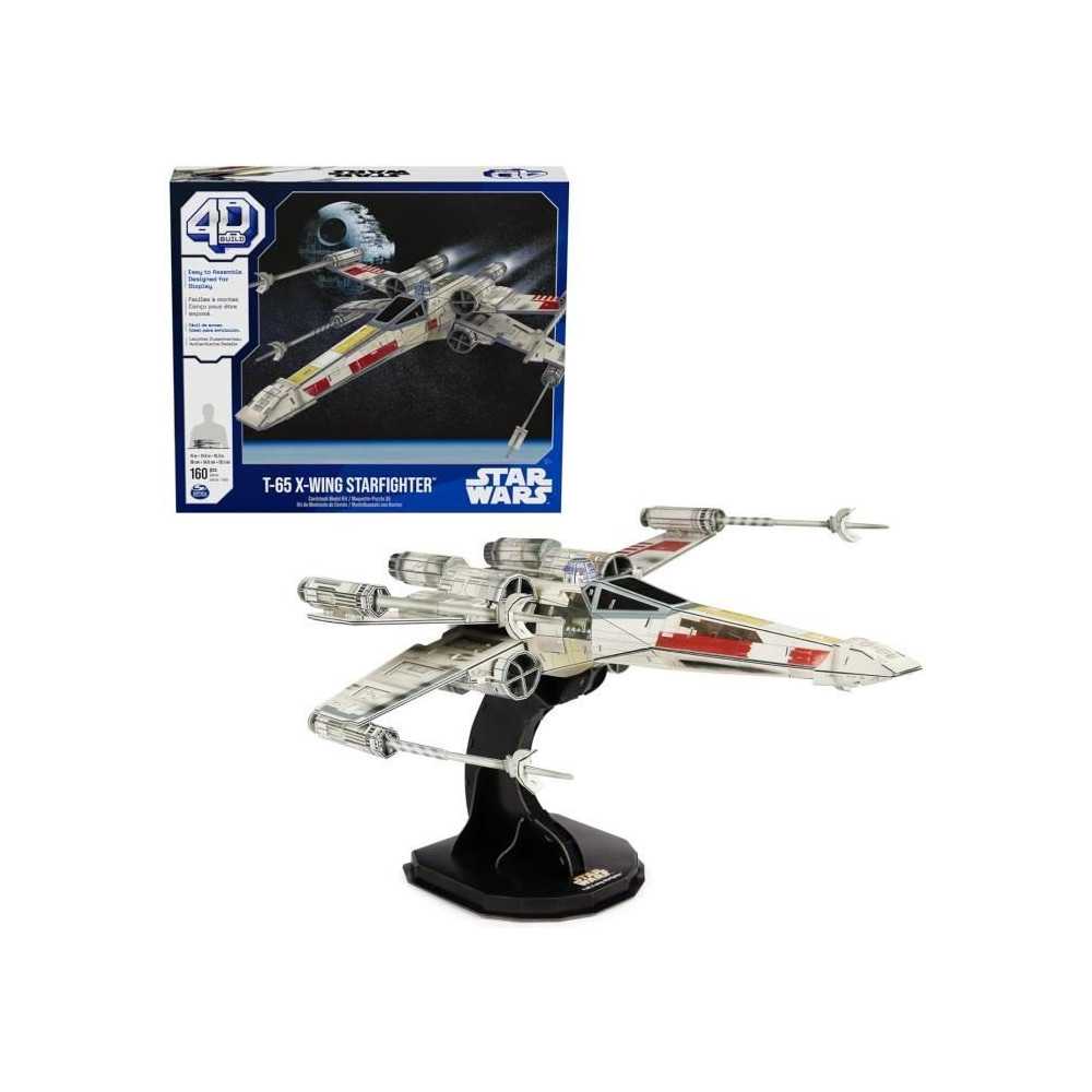 Star Wars - X-WING FIGHTER - 4D model to build - 28 cm