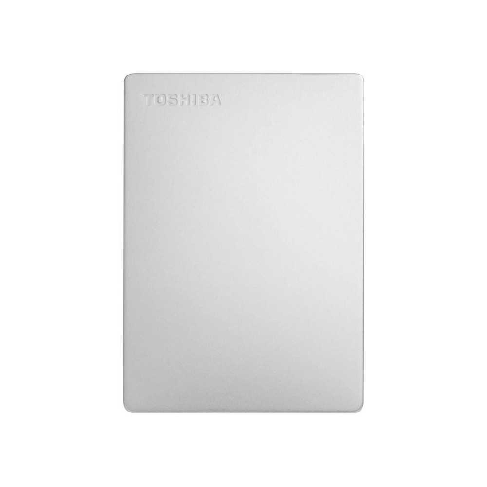 External hard drive - Toshiba - Canvio Slim - 2 to - Silver