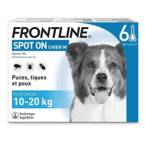 Frontline spot on dog m 6 pipettes