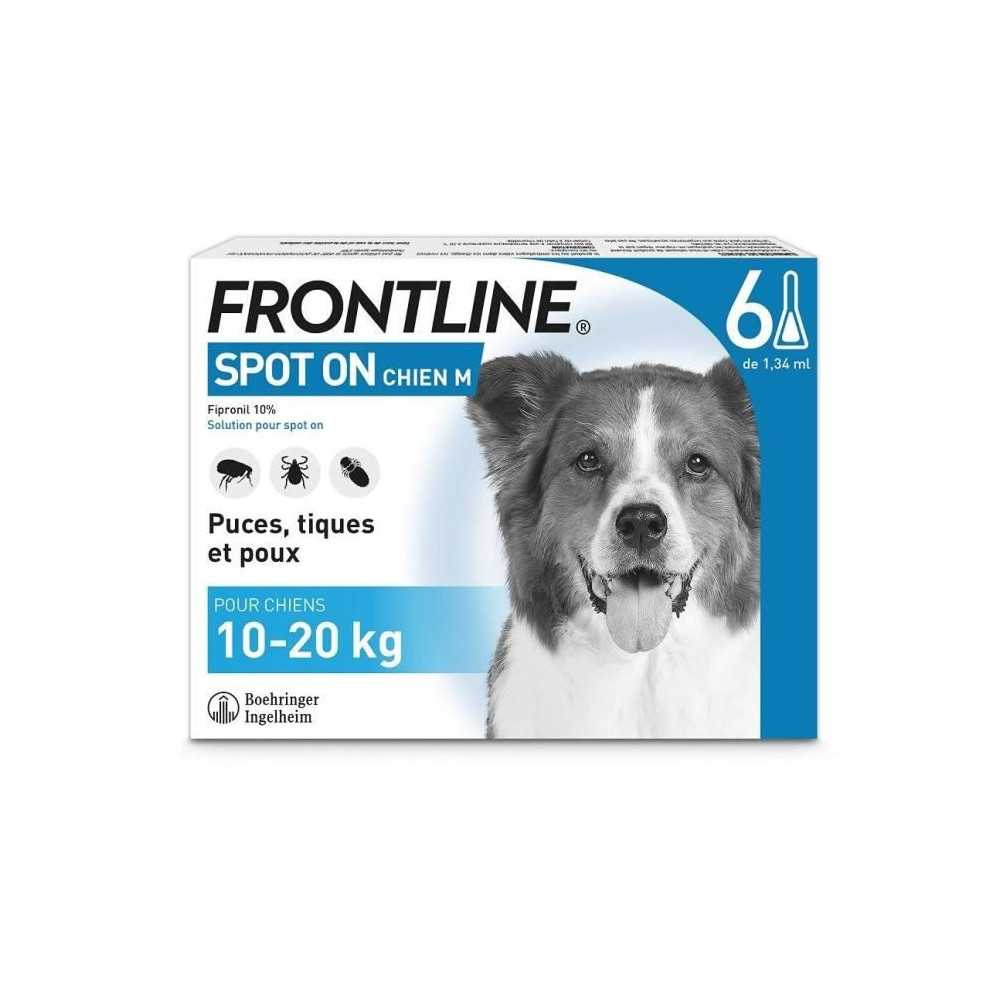 Frontline spot on dog m 6 pipettes