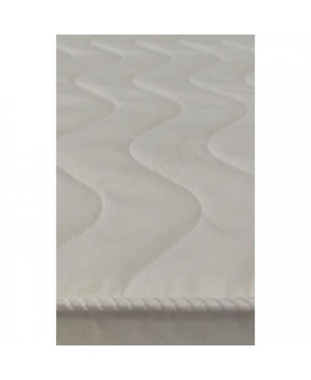 Matelas Climatisé TINEO 70x140 cm - Epaisseur 10 cm - Avec drap housse et alese