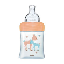 DODIE Baby Bottle Sensation Glass 150ml Beige Biche - 0-6 Months