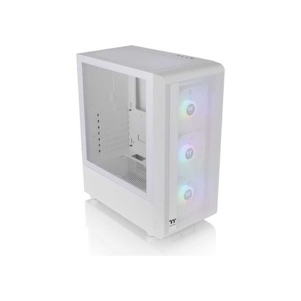 Mid-Tower PC Case without PSU - THERMALTAKE S200 TG ARGB (White) - ATX