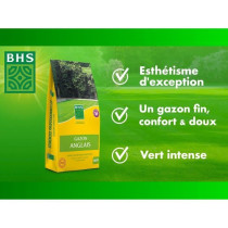 Gazon Anglais - BHS - 10kg pour Jardins Haut de Gamme