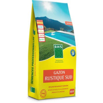 Gazon - BHS - Gazon Rustique Sud - 10kg - Résistant aux conditions se