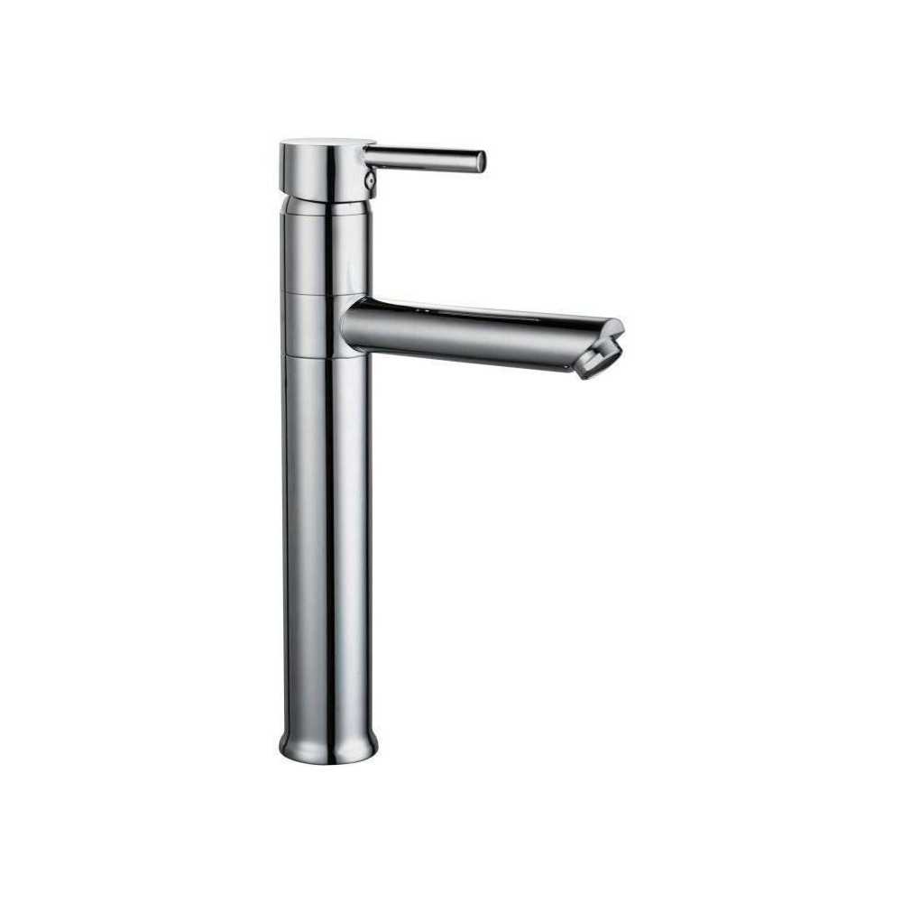 High washbasin mixer - ROUSSEAU - DOVER - Eco-stop - Chrome