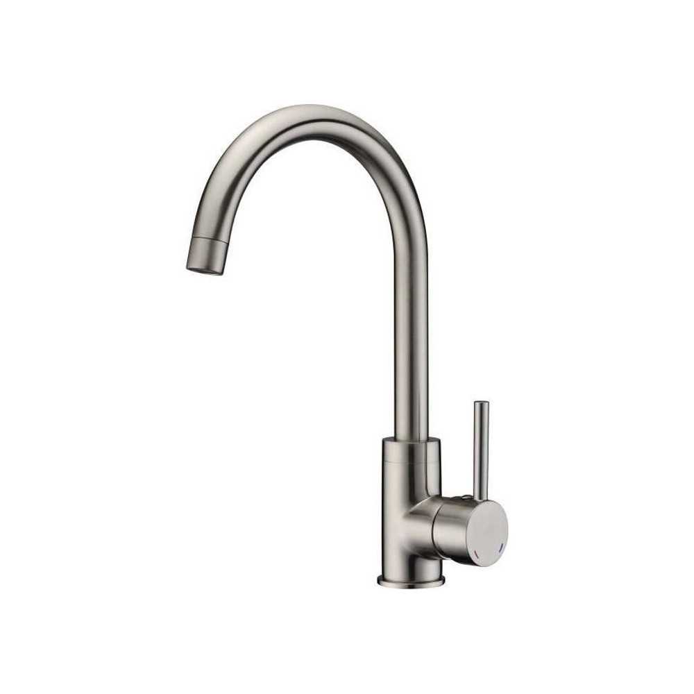 Rousseau Kitchen mixer Køben - Without shower - stainless steel gray