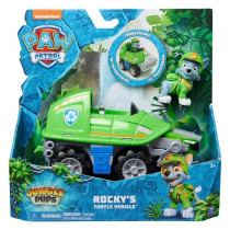 SPIN MASTER VEHICLE + ROCKY JUNGLE PUPS FIGURE PAW Patrol