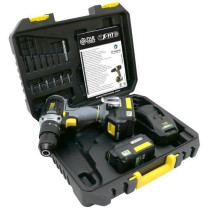 X-FIT PACK 'BIG WORK' 3 machines 18V + 2 batteries 18V 3.0Ah: Drill /