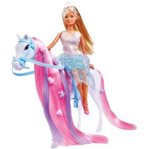 Simba - Steffi Love Princess and Horse - Model Doll 29cm - Dress + Tia