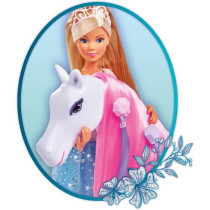 Simba - Steffi Love Princess and Horse - Model Doll 29cm - Dress + Tia