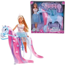 Simba - Steffi Love Princess and Horse - Model Doll 29cm - Dress + Tia