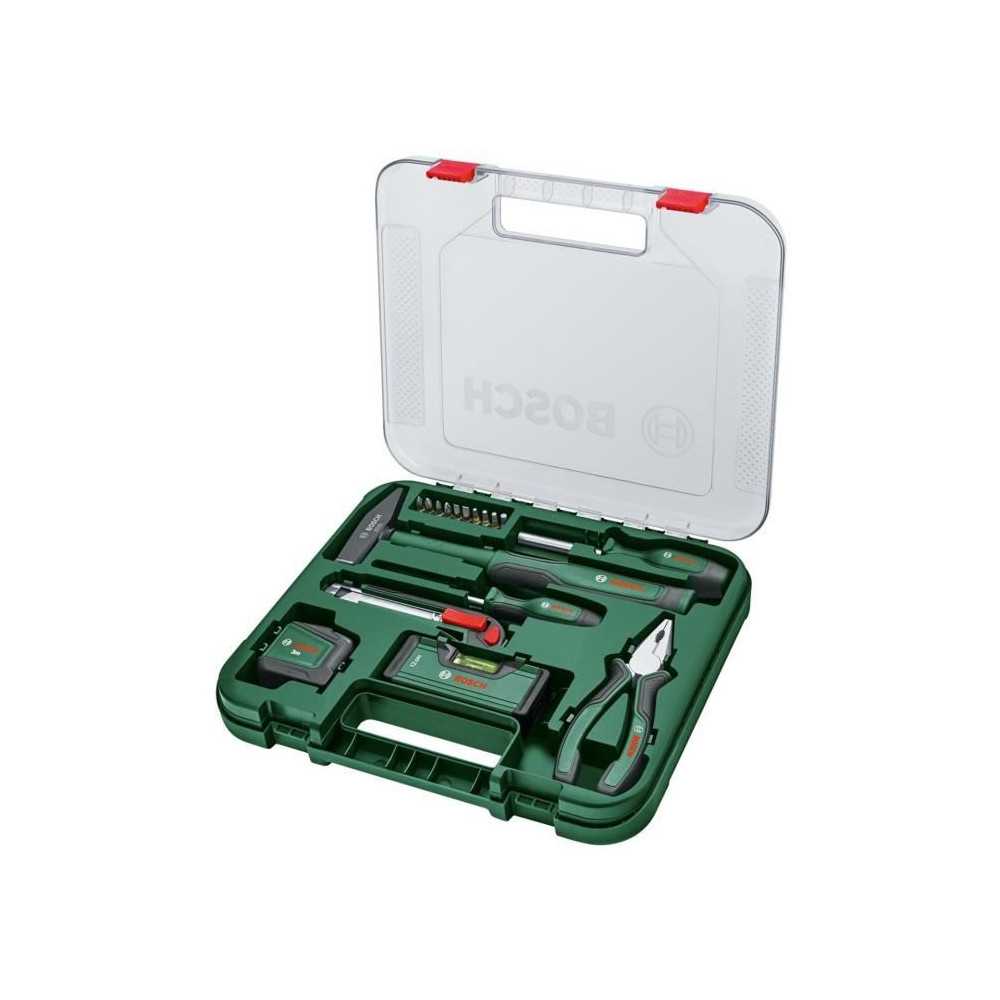 Bosch 17-piece "Universal" hand tool set (versatile repair tool kit fo