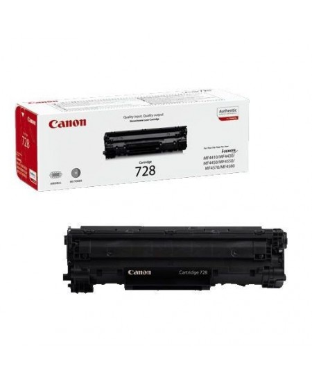 Cartouche de toner CANON 728 Noir pour ImageCLASS MF4750 - Rendement 2100 pages