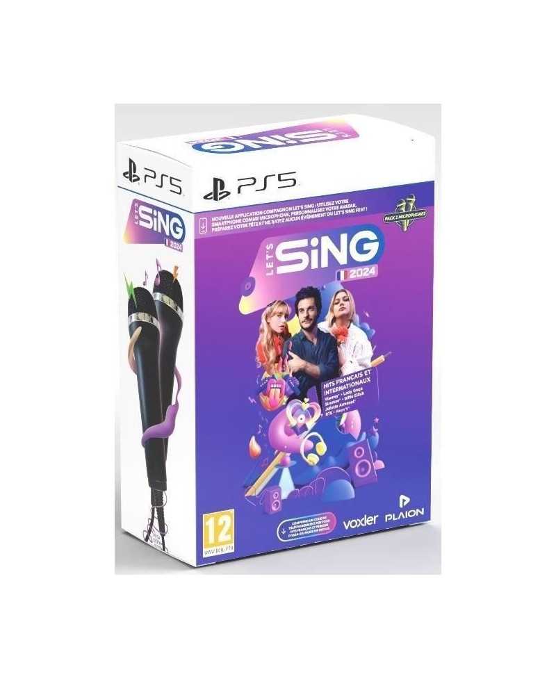 Let's Sing 2024 - Jeu PS5 - Avec 2 micros