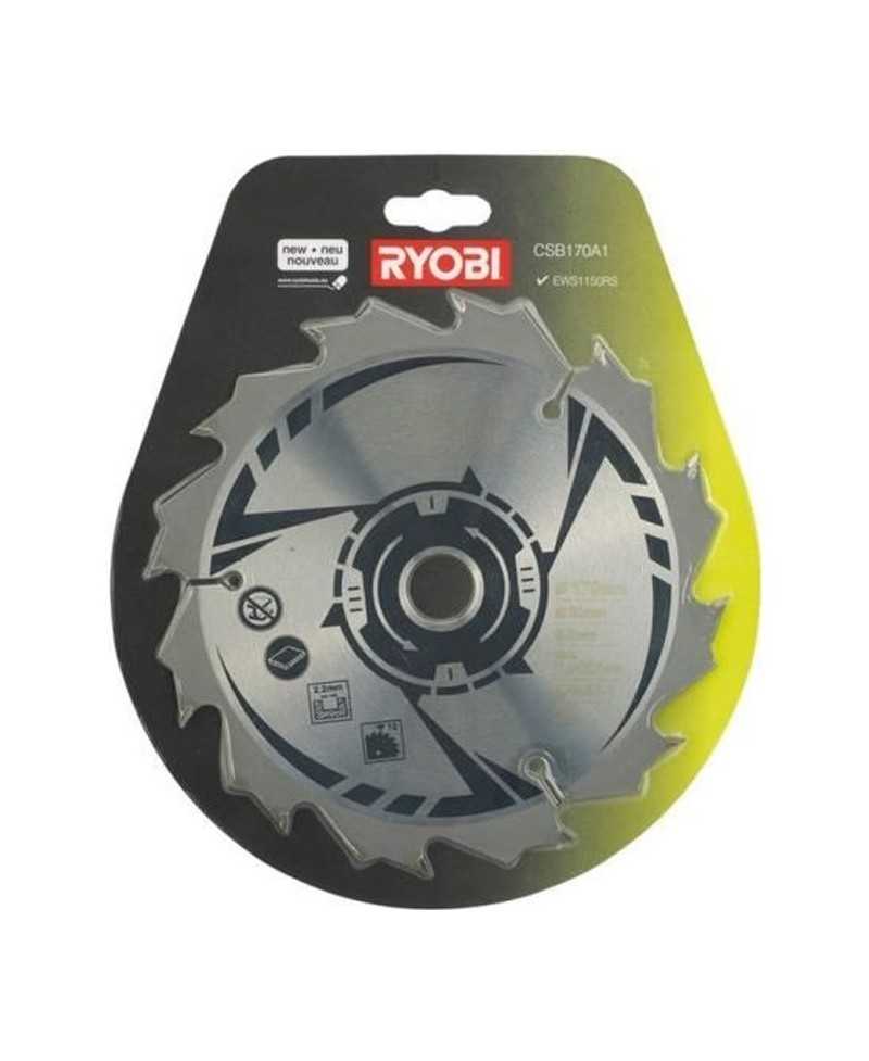 Lame de scie circulaire RYOBI 170 mm - 12 dents - Alésage 20 mm