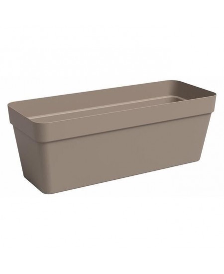 Jardiniere - Plastique - Taupe - Rectangulaire - L49,9 x P20 x H18,1cm - ARTEVASI