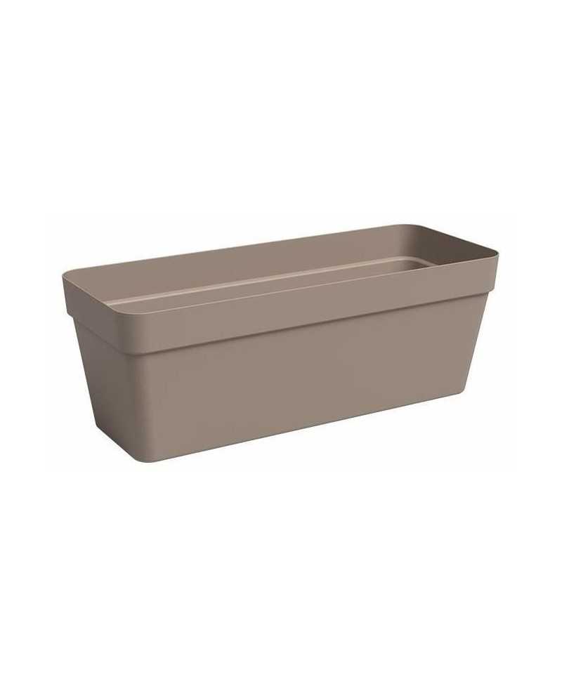 Jardiniere - Plastique - Taupe - Rectangulaire - L49,9 x P20 x H18,1cm - ARTEVASI