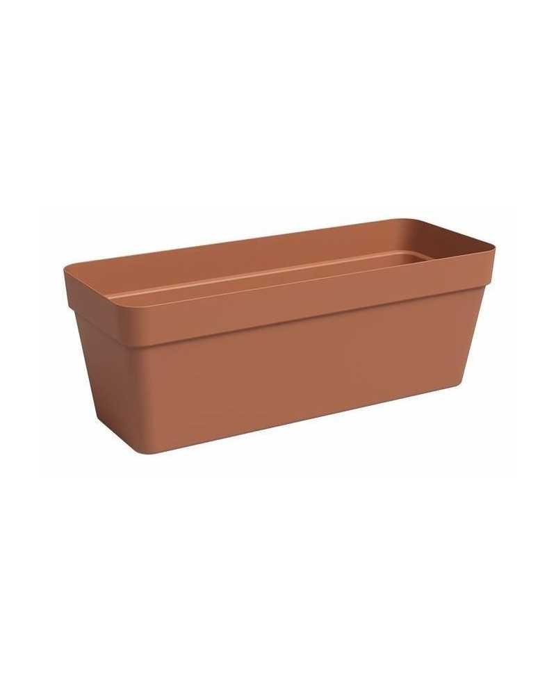 Jardiniere - Plastique - Terre cuite - Rectangulaire - L49,9 x P20 x H18,1cm - ARTEVASI