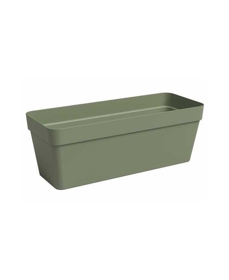 Jardiniere - Plastique - Vert Cendre� - Rectangulaire - L49,9 x P20 x H18,1cm - ARTEVASI