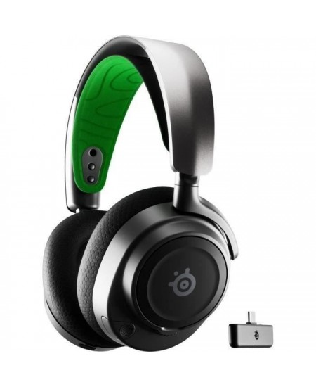 Casque-Micro Gaming SteelSeries Arctis Nova 7X Sans Fil Multiplateforme Noir/Vert