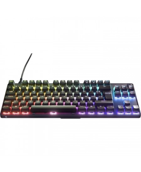 Clavier Gaming - AZERTY - STEELSERIES - Apex 9 TKL FR - Sans Pavé Numérique - Rétroéclairé - Noir