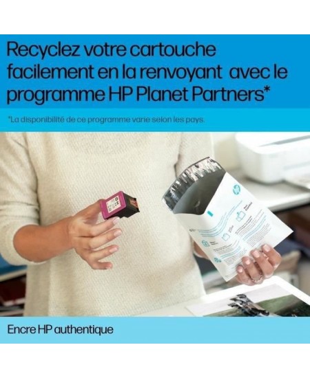 HP 305 Pack de 2 Cartouches d'Encre Noire et Trois Couleurs Authentiques (6ZD17AE)