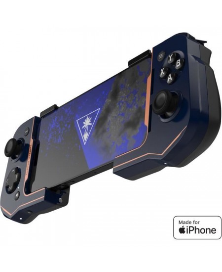 Manette de jeu sans fil - TURTLE BEACH - Atom - Bleu Cobalt - Pour mobile iOS