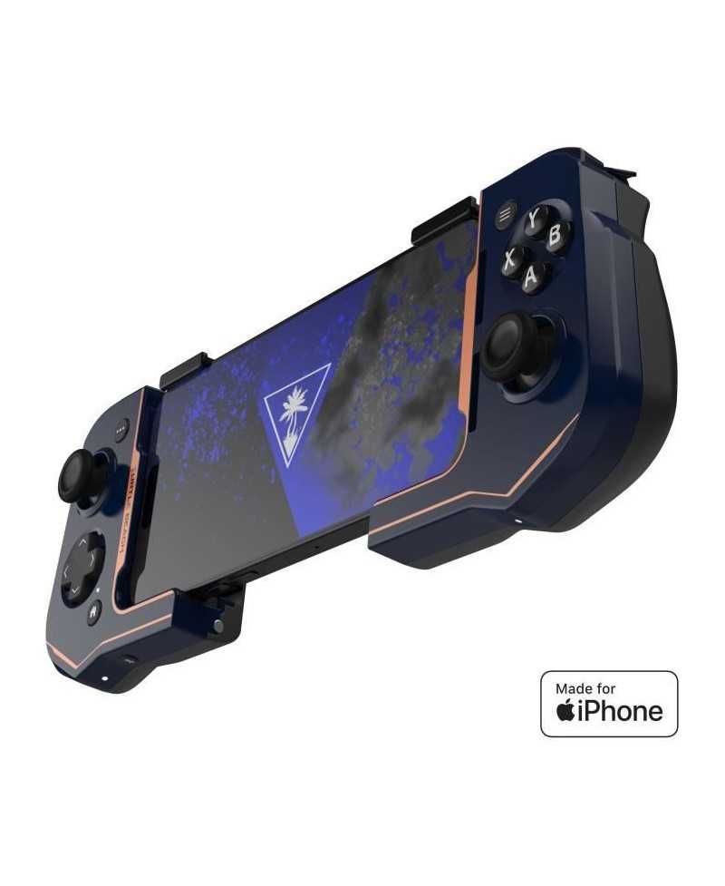 Manette de jeu sans fil - TURTLE BEACH - Atom - Bleu Cobalt - Pour mobile iOS