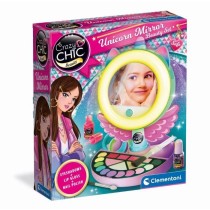 CLEMENTONI - Miroir de maquillage licorne - Anneau lumineux - Maquilla