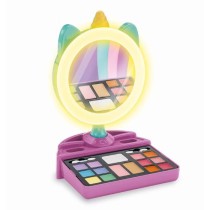 CLEMENTONI - Miroir de maquillage licorne - Anneau lumineux - Maquilla