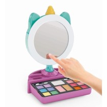 CLEMENTONI - Miroir de maquillage licorne - Anneau lumineux - Maquilla