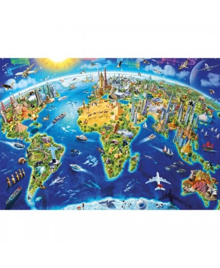 Puzzle Symboles du Monde 2000 pieces - EDUCA - Tableaux et peintures - Multicolore - Adulte