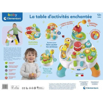 Table d'activités enchantée CLEMENTONI - Jeu d'éveil interactif pou