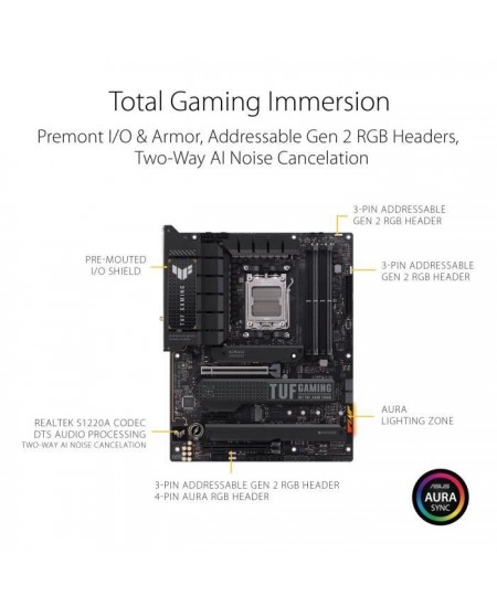 ASUS TUF GAMING X670E-PLUS WIFI Carte mere Socket AM5 AMD X670