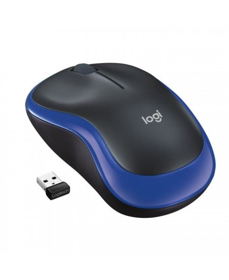 Souris sans fil - Logitech - M185 - Optique - Bleu