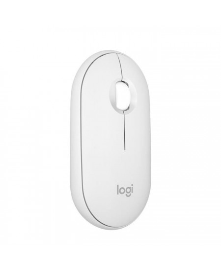 Souris - Sans fil - Logitech - Pebble Mouse 2 M350s - Blanc