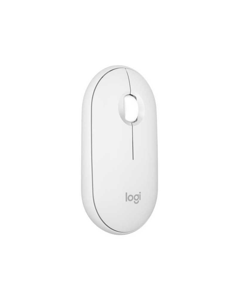 Souris - Sans fil - Logitech - Pebble Mouse 2 M350s - Blanc