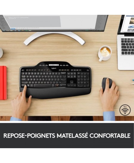 Logitech pack clavier-souris sans fil - MK710