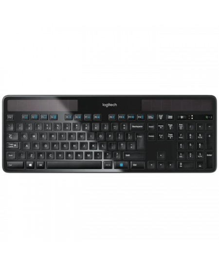 Clavier solaire - Sans fil - Logitech - K750 - AZERTY - Noir