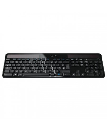 Clavier solaire - Sans fil - Logitech - K750 - AZERTY - Noir