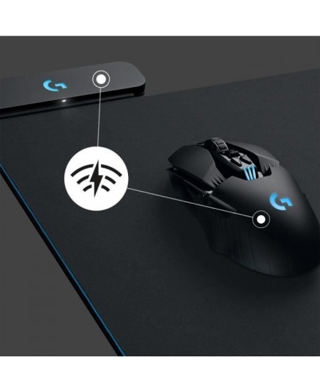 Tapis de souris Gamer - Logitech G - Powerplay - Systeme de charge de la souris sans fil - Noir