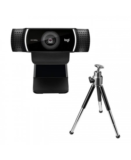 Webcam - Full HD 1080p - Logitech - C922 Pro - Stream - Noir